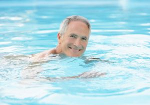 Older Man in Swimming Pool
